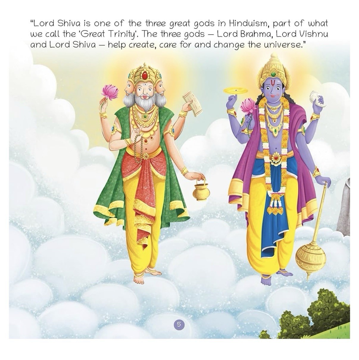Set of 5 Children Books Tales of Lord Shiva, Hanuman, Krishna, Rama And Ganesha