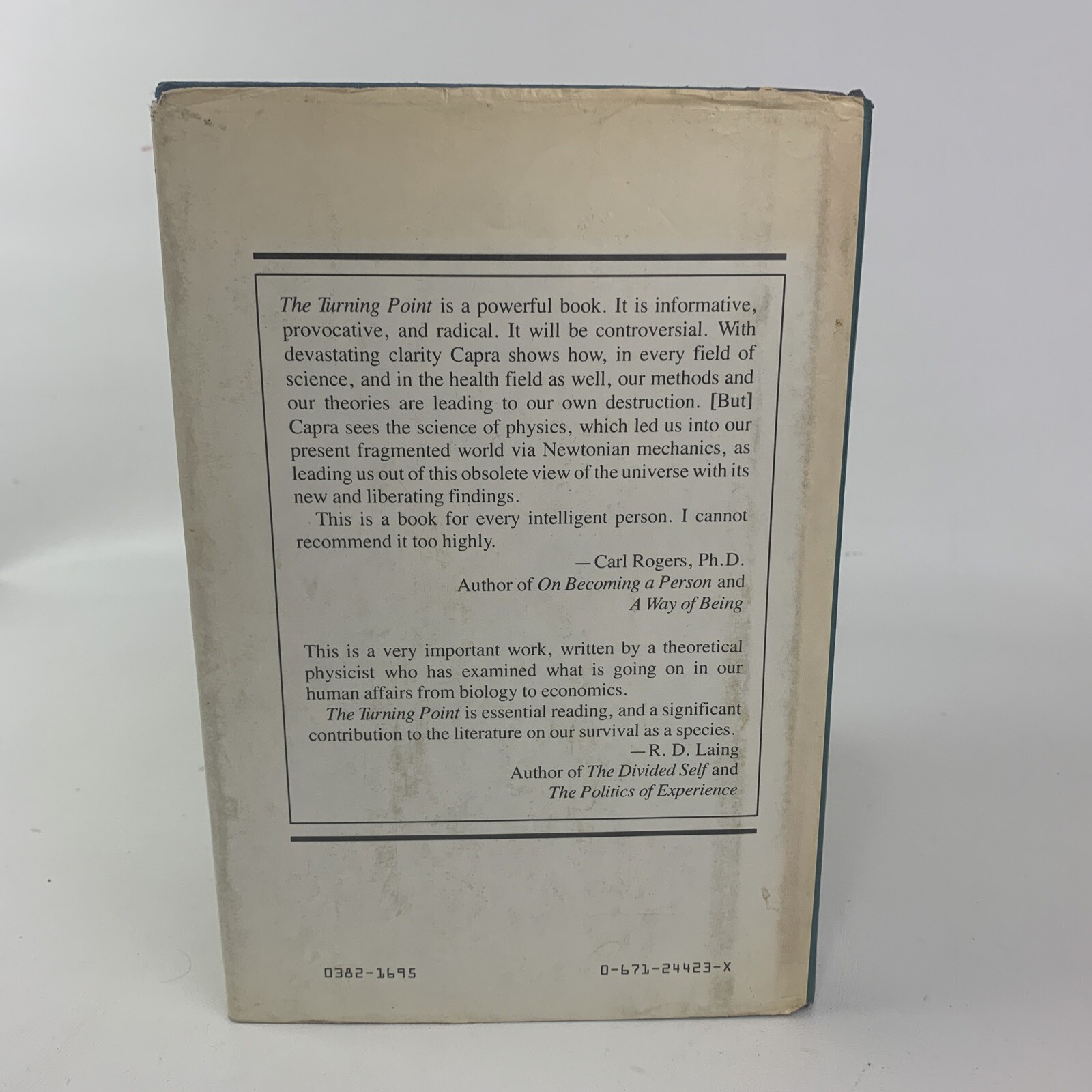 The Turning Point Science, Society and The Rising Culture Hardcover Book 1982