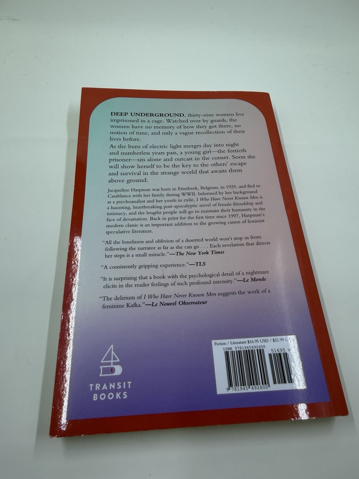 I Who Have Never Known Men by Jacqueline Harpman (2022, Trade Paperback)