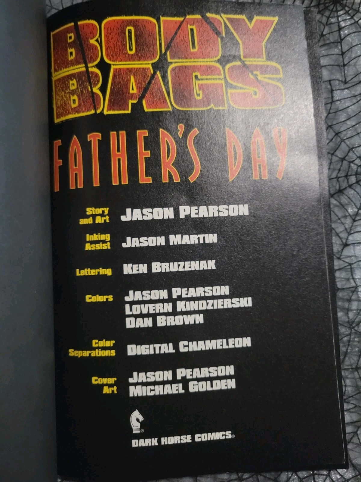 Body Bags Fathers Day 1997 DARK HORSE COMICS TPB Jason Pearson