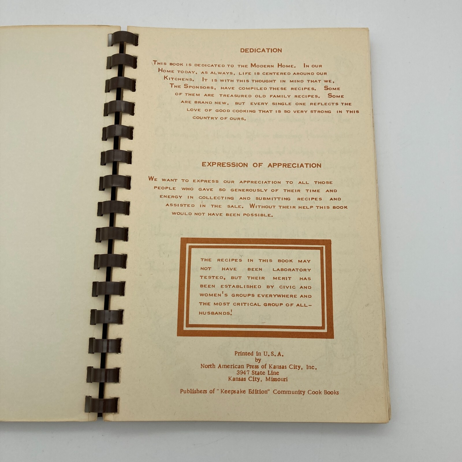 Lots More Cooking In Glen Rock NJ Cookbook 1976 Spiral PB 88 Typed Pages Local