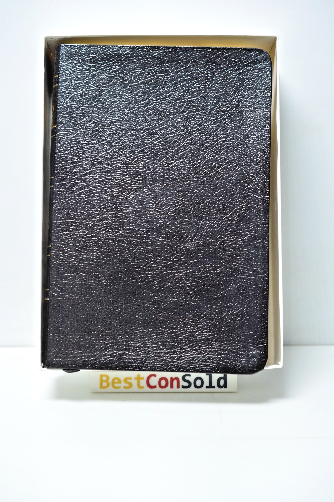 Hebrew-Greek Key Word Study Bible KJV AMG Bonded Leather Softcover Red Letter Ed