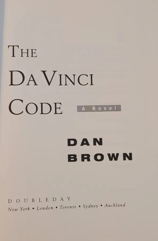 Robert Langdon Ser.: The Da Vinci Code by Dan Brown (2003, Hardcover)