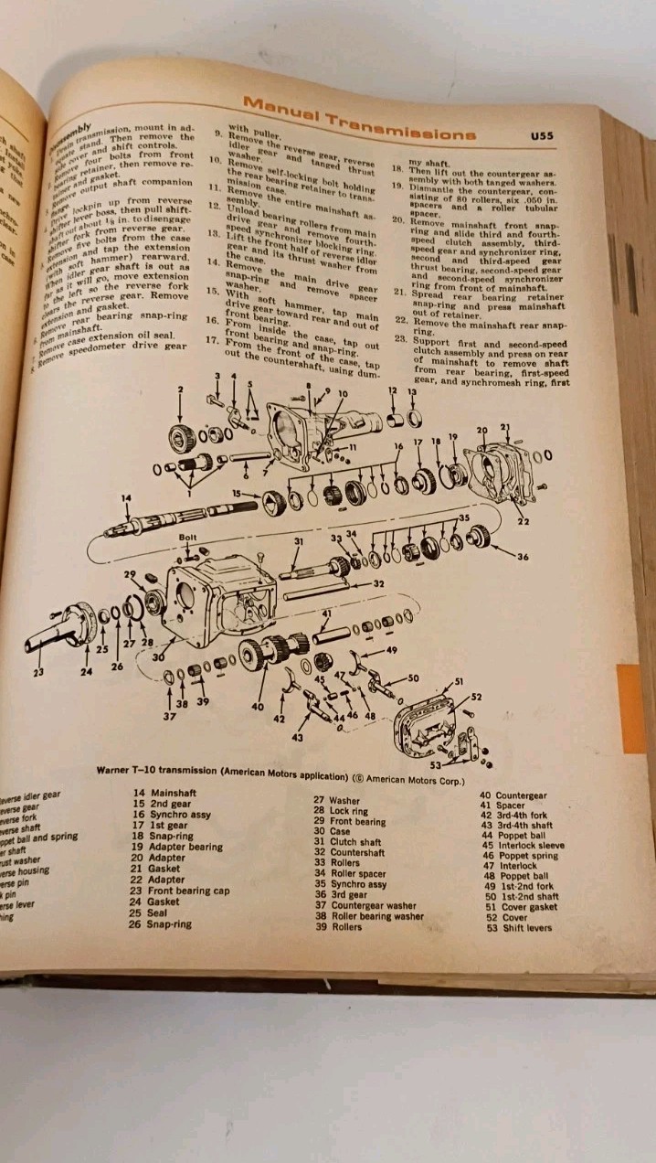 Chilton’s Auto Repair Manual Book; American Cars from 1966 to 1973