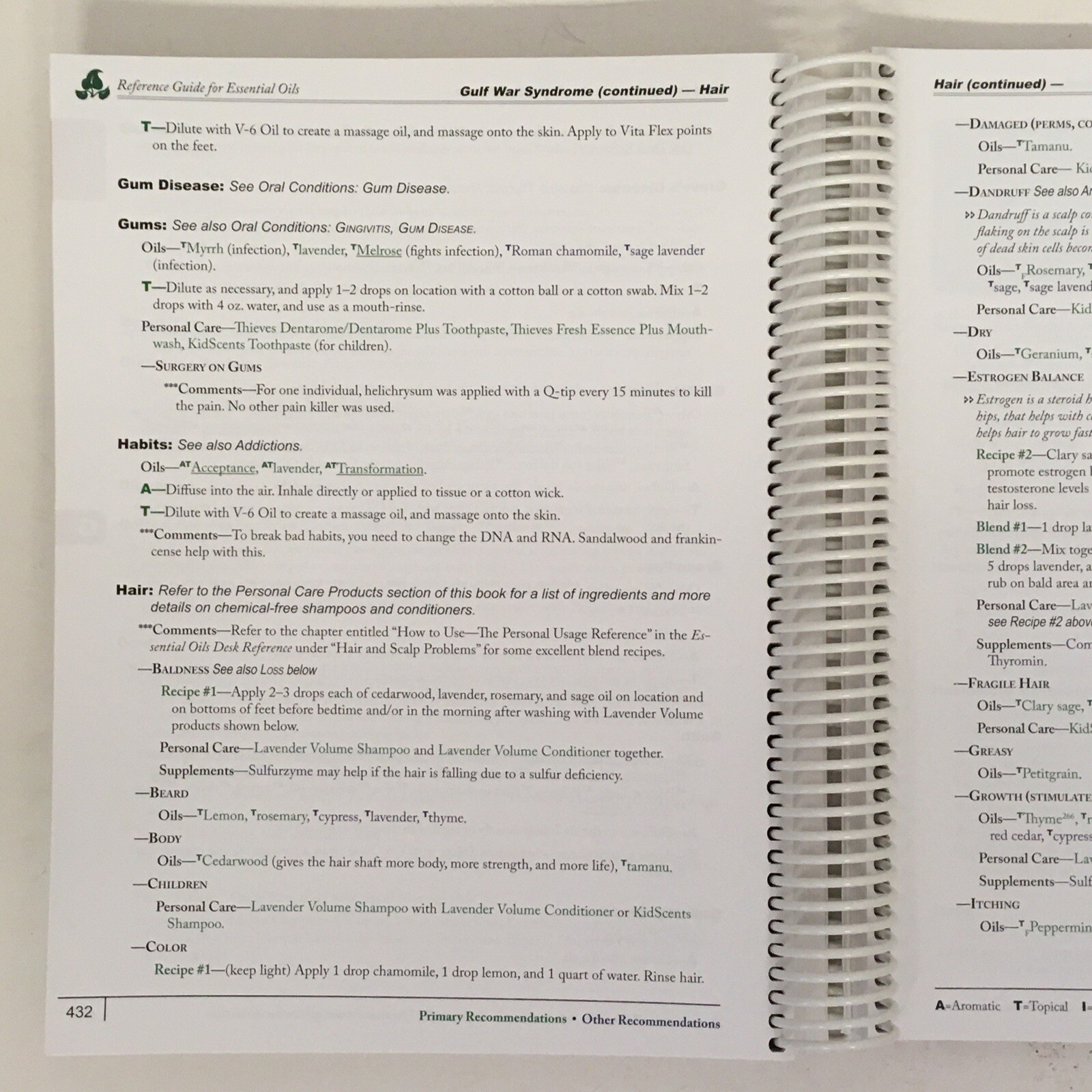 Reference Guide for Essential Oils by Connie and Alan Higley 2014 VGC 624 pages