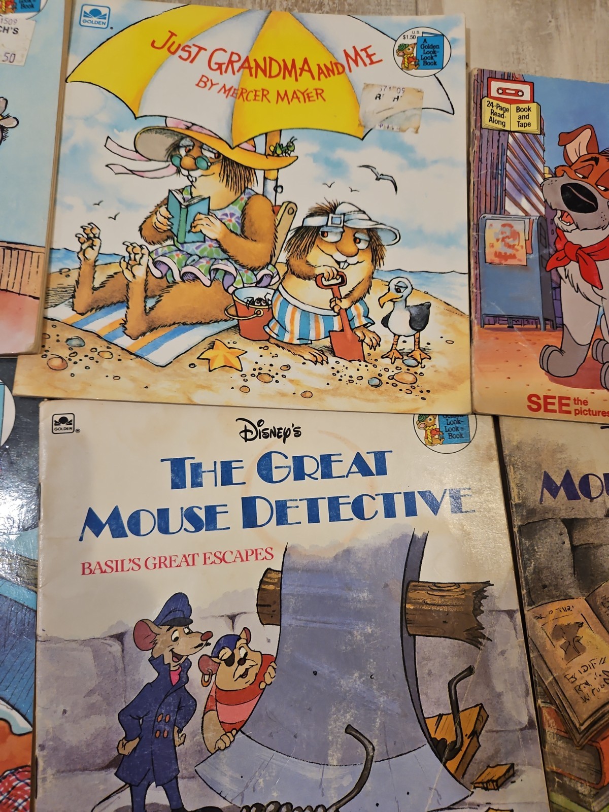 1980s Kids Book Lot Berenstain Bears Transformers Wuzzles Pound Puppies Snoopy