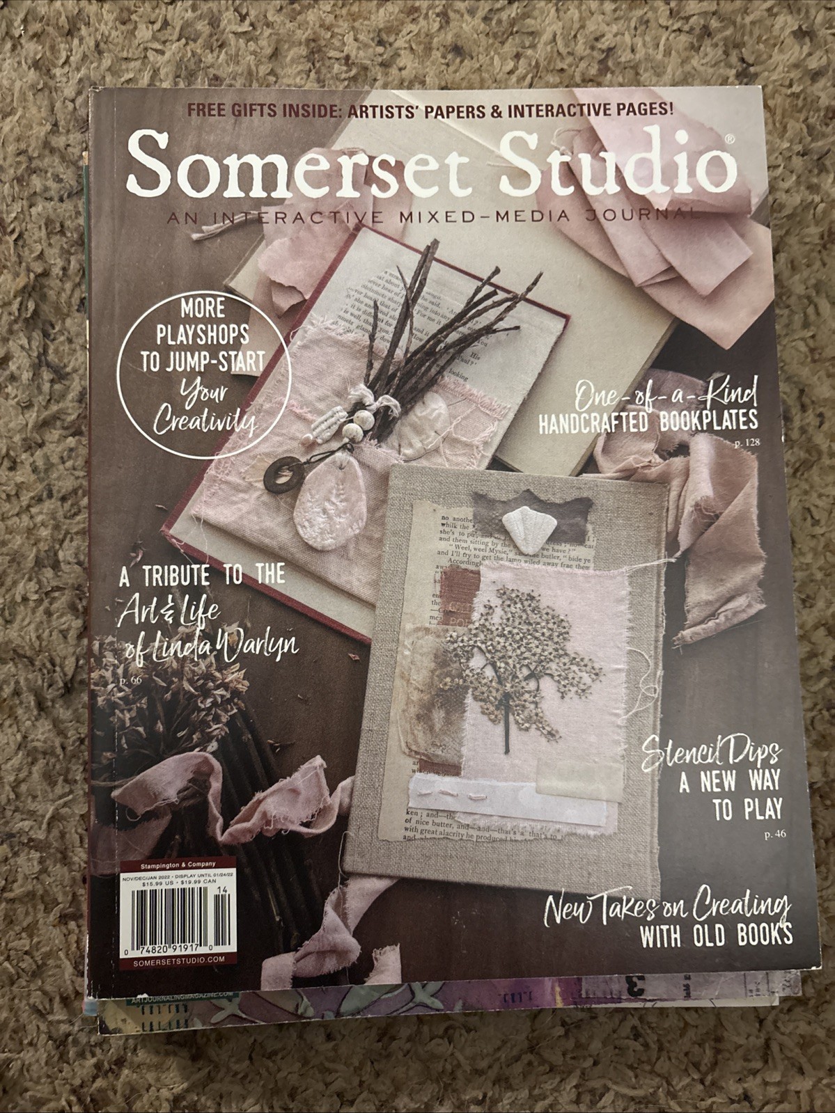 Somerset Studio Magazine Nov/Dec/Jan 2022 “All Booked”.