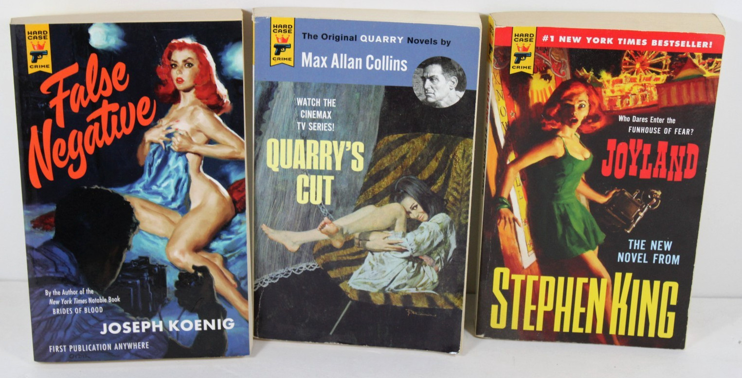 Hard Case Crime lot of 3 – Joyland, False Negative, Quarry’s Cut – Paperbacks