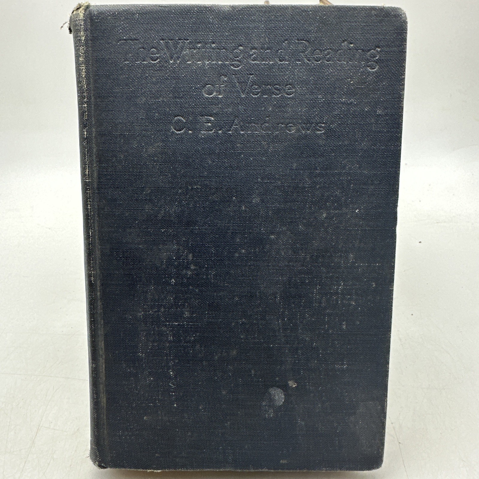 Writing and Reading of Verse 1920 Poetry Instruction Antique (AC186)