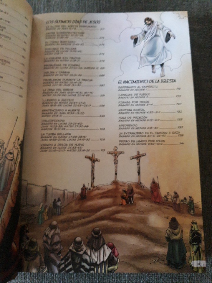 La Biblia En Accion, Graphic Novelization, Spanish Language 2023 VG