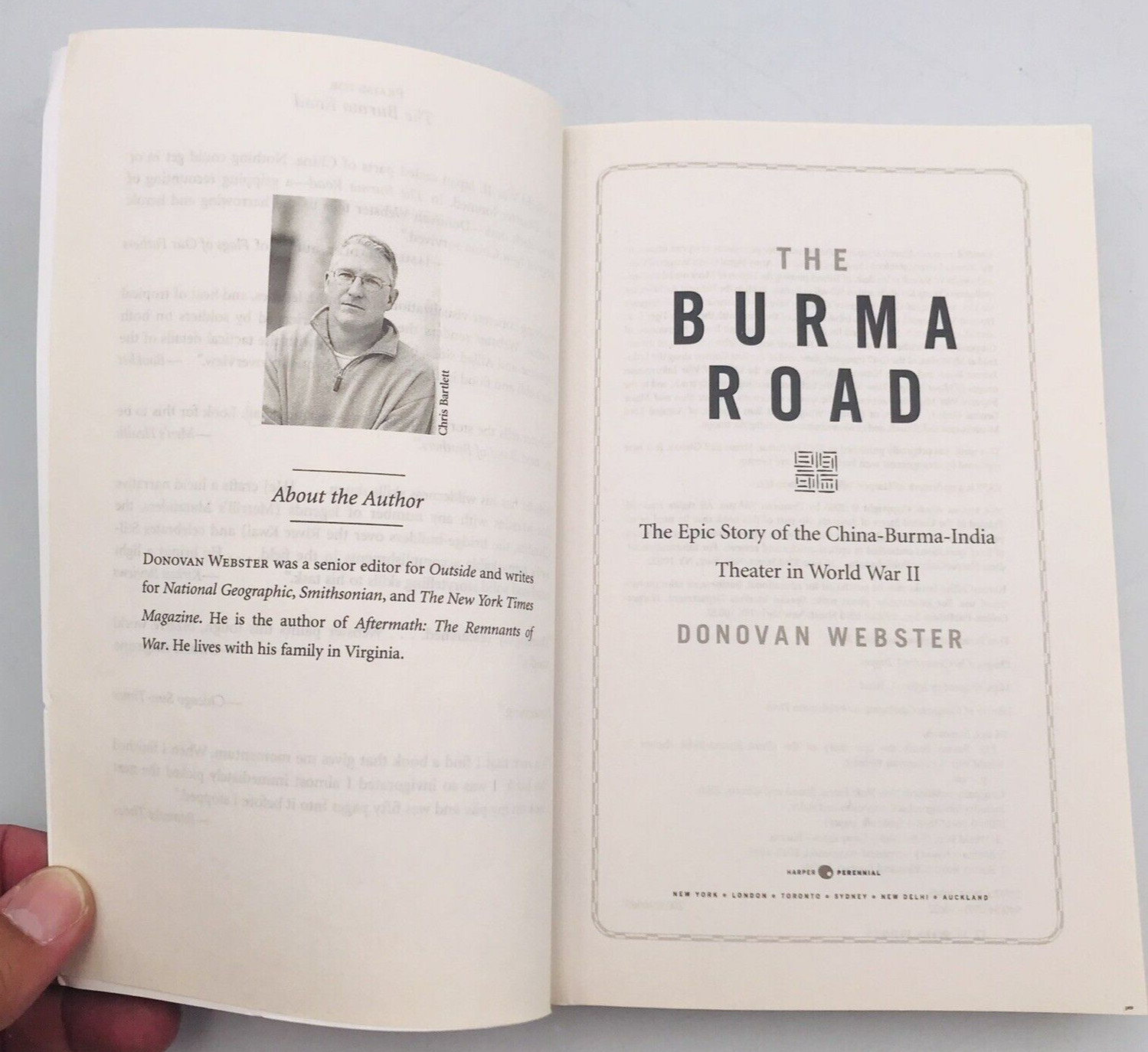 The Burma Road by Donovan Webster — China Burma India Theater in World War II