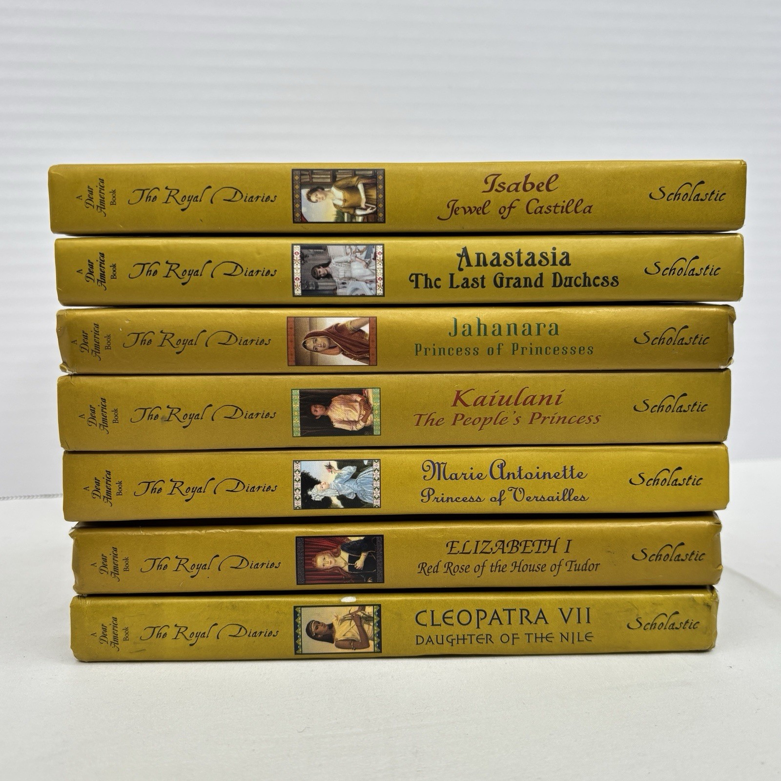 The Royal Diaries Dear America Series Hardcover Scholastic 7 Book Lot Historical