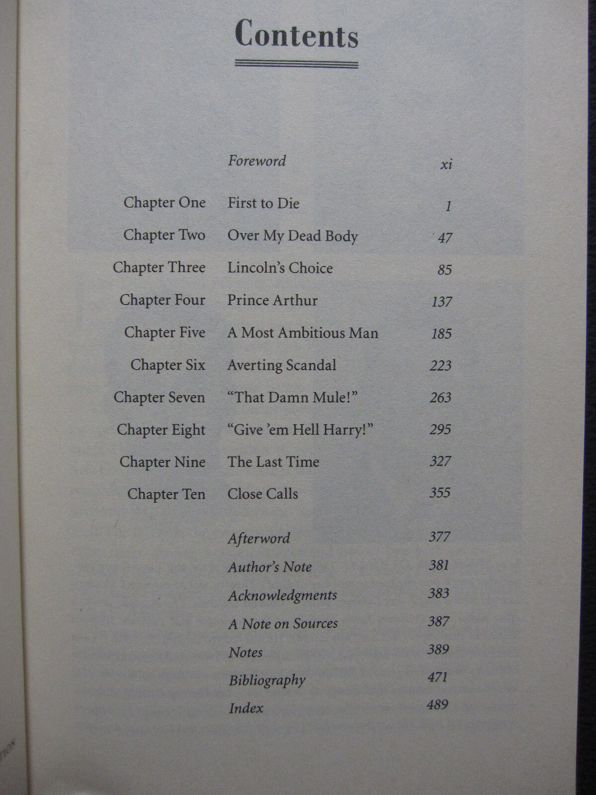 Accidental Presidents: Eight Men Who Changed America [Hardcover] Cohen, Jared