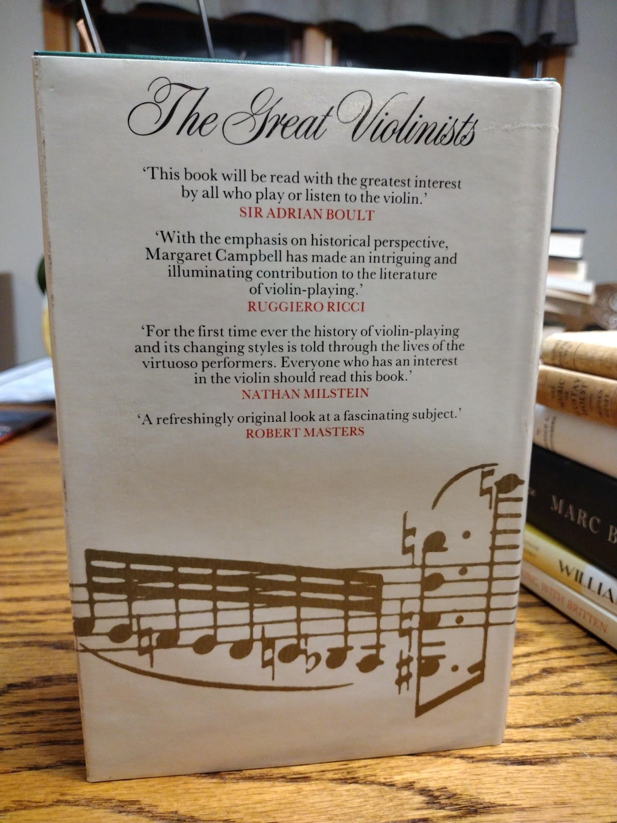 The Great Violinists Margaret Campbell 1980 Granada Publishing 366 pages HB w/DJ