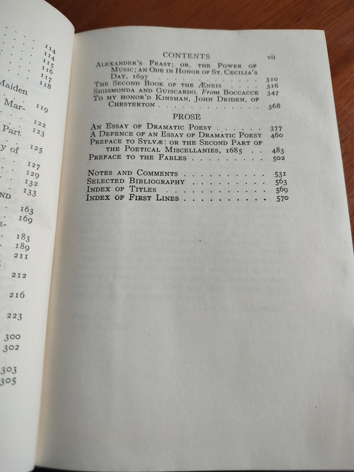 The Best Of Dryden By Louis Bredvold HC DJ 1933 Vintage #1.7
