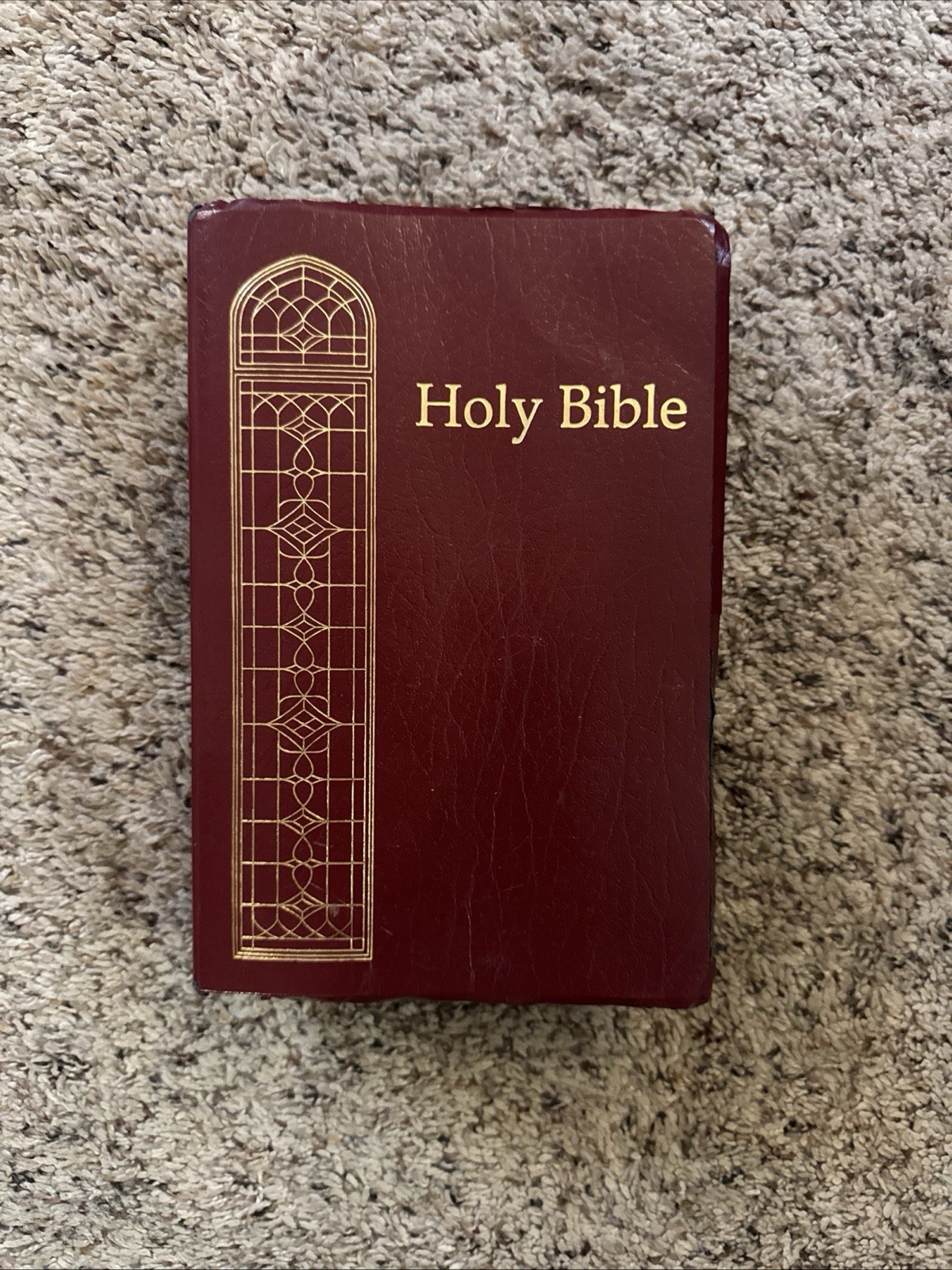 HOLY BIBLE King James Version GIANT PRINT Red Letter Edition 1990 Regency 885CBG