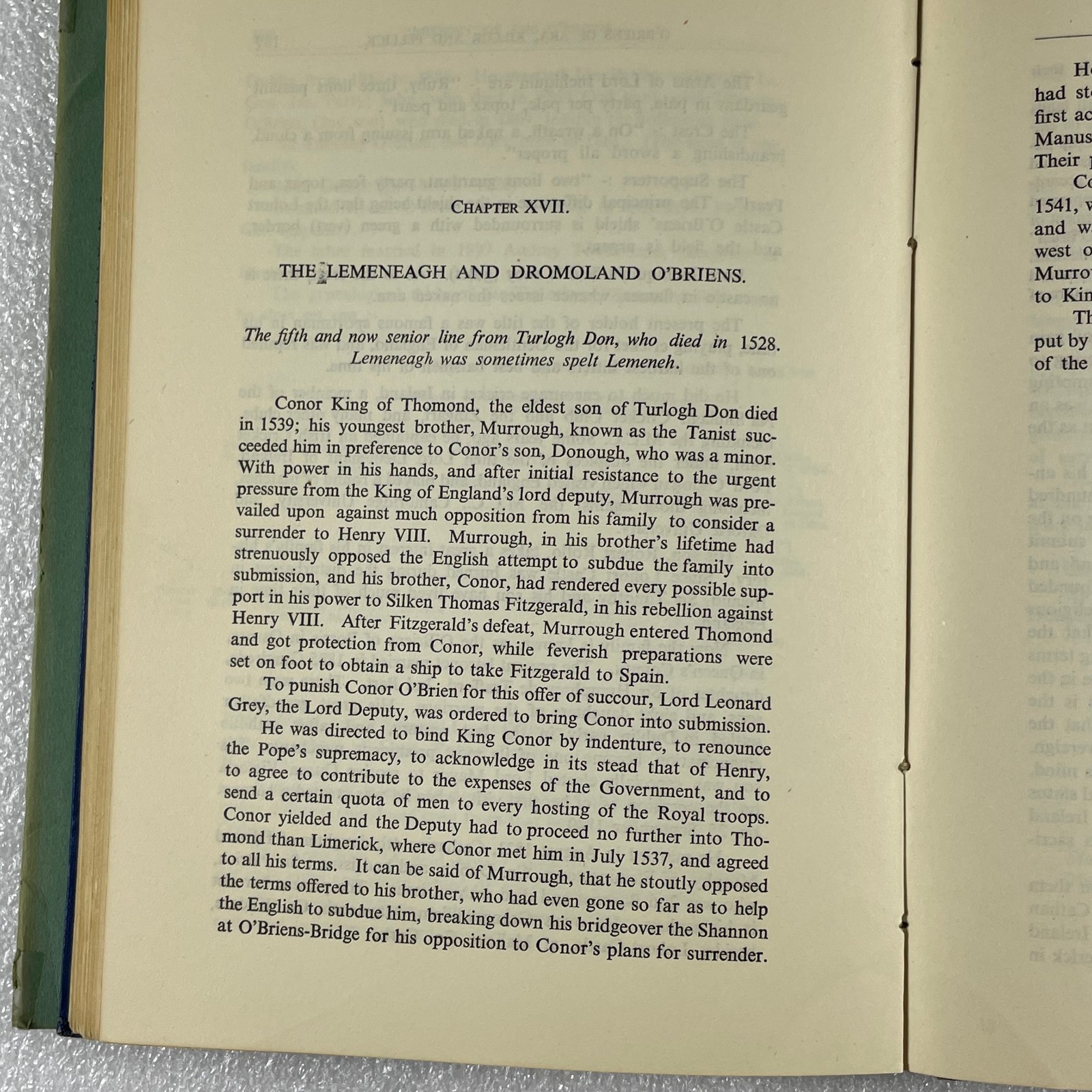 History of the O’BRIENS : from Brian Boroimhe A.D. 1000 to 1945 HCDJ illustrated