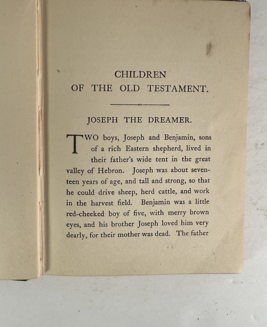 Children of the Old Testament Thomas Nelson & Sons HC Vintage 1914