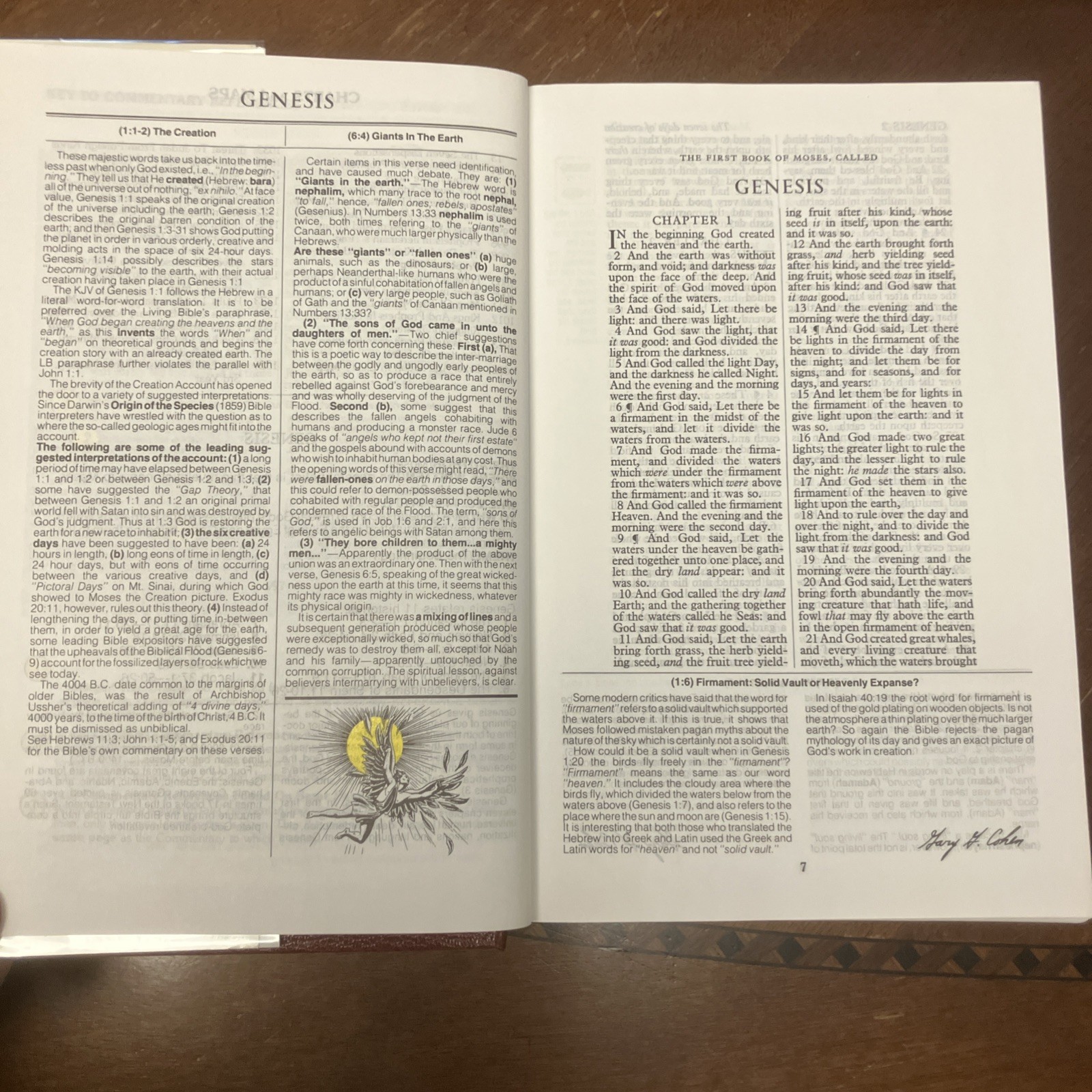 Kirban Reference Bible King James Version Hardcover w/DJ Preowned