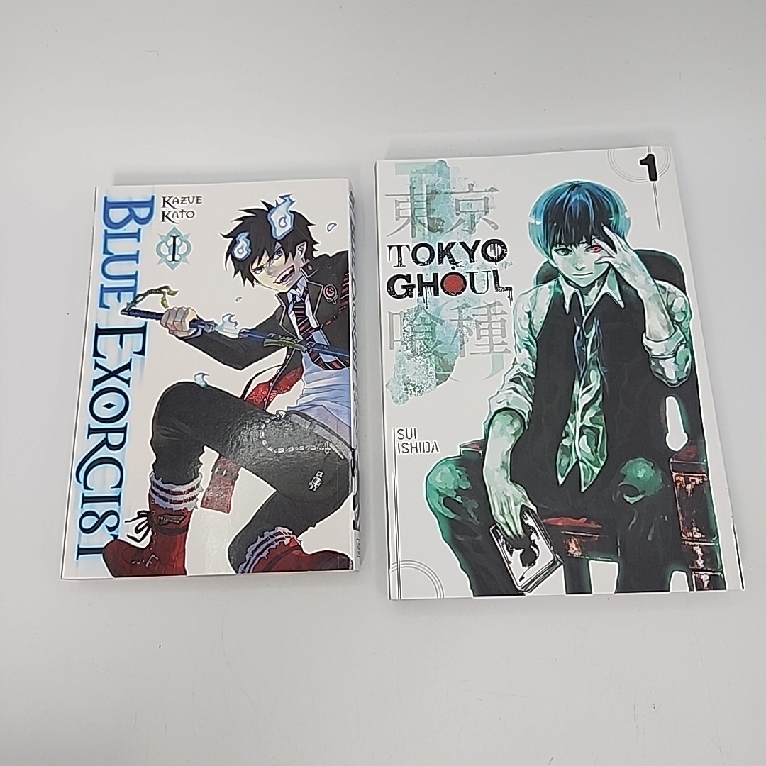 Anime Books Lot Of 7 Mixed Titles – Manga Books (6) Vol. #1 and (1) Vol. #5