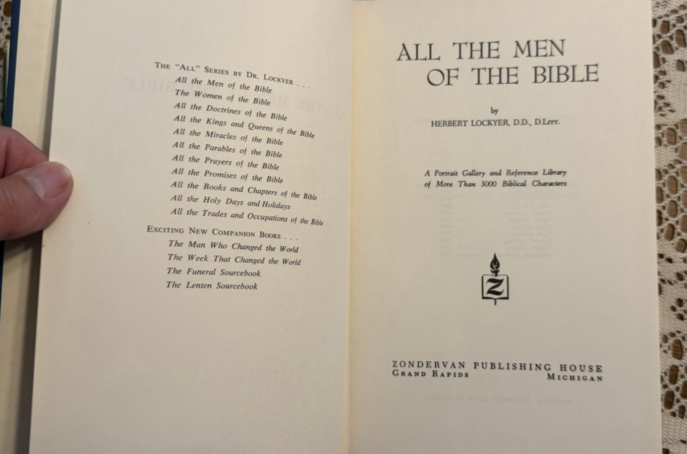 Herbert Lockyer „ALL the ….“ Bible Book Series Set 15 Volume Lot HC Zondervan