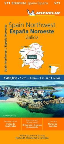 Michelin Galicia – Michelin Regional Map 571 (Map)