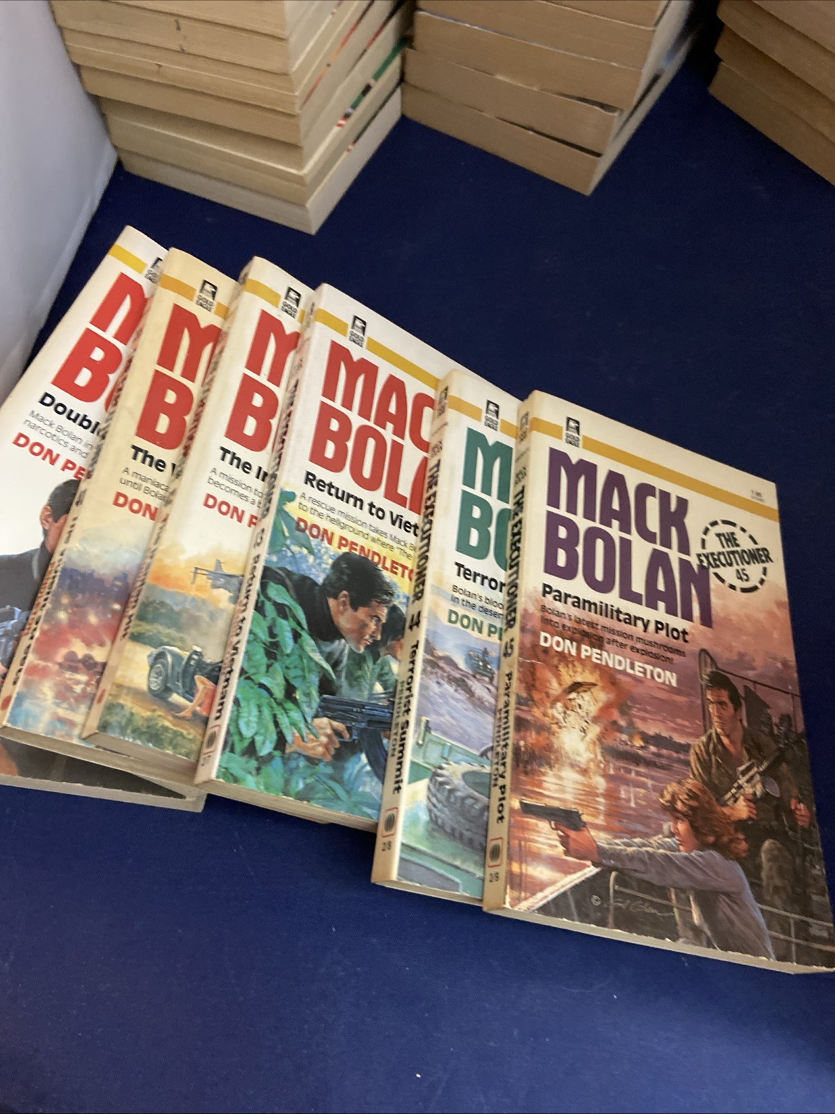 Don Pendleton’s MACK BOLAN The Executioner NO DUPES PB Book Lot of 101 Ex Cond!