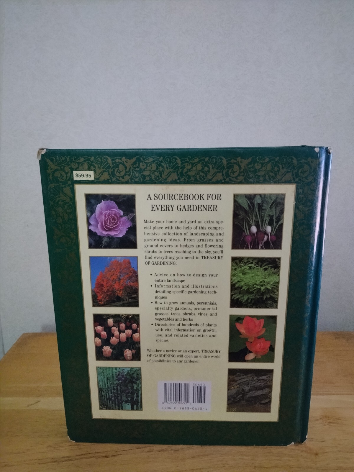 Treasury Of Gardening Hardcover Book 1994 576 Pages