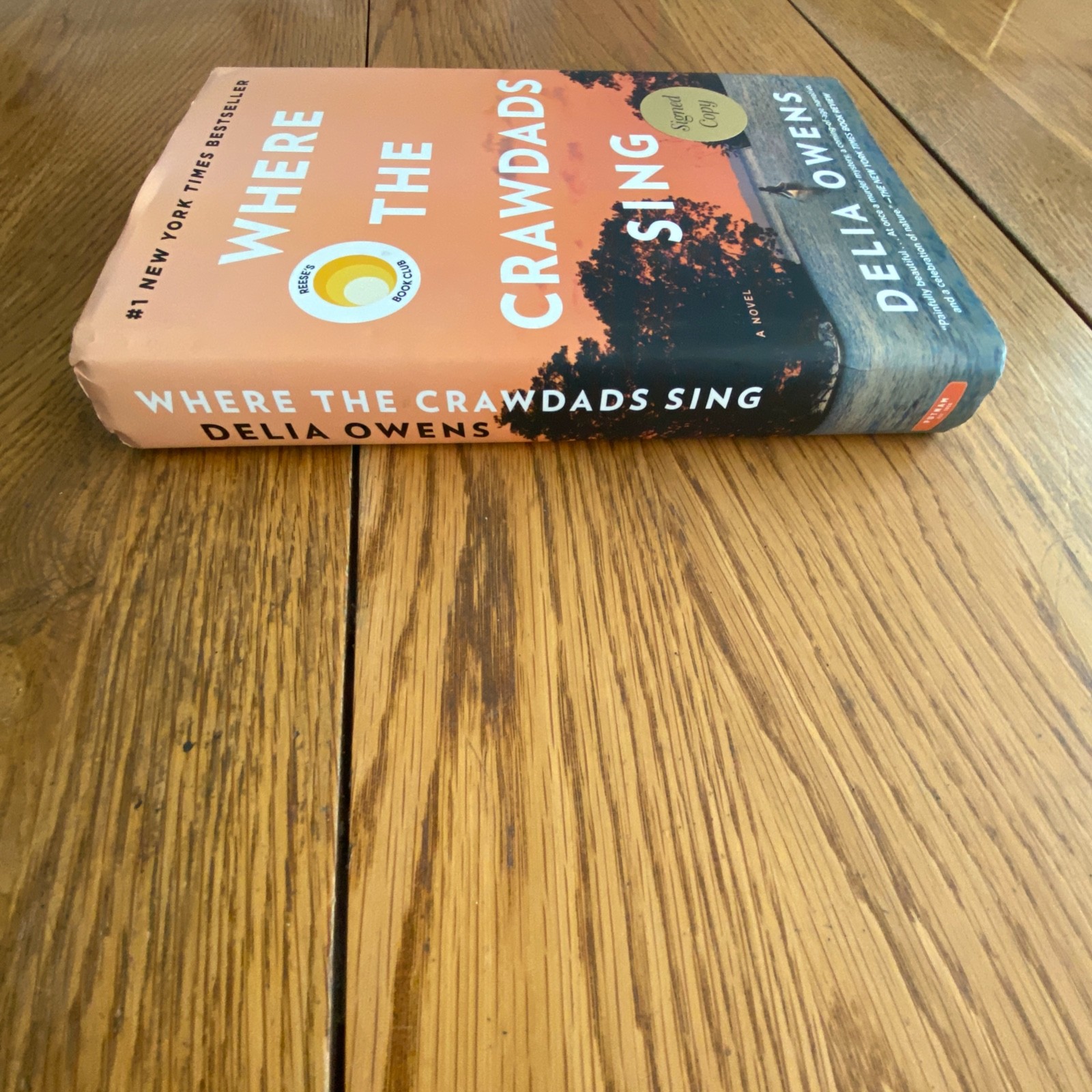 Where The Crawdads Sing by Delia Owens Hardcover 2018 SIGNED