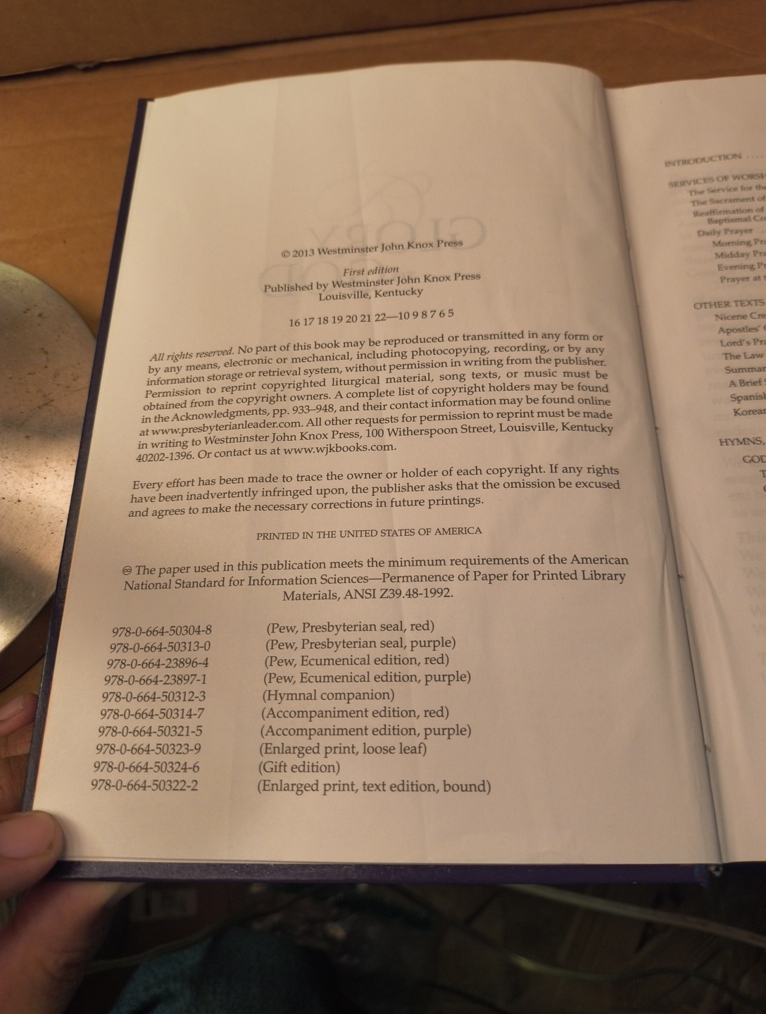 Glory to God (Purple Pew Edition, Presbyterian) by Presbyterian Publishing…