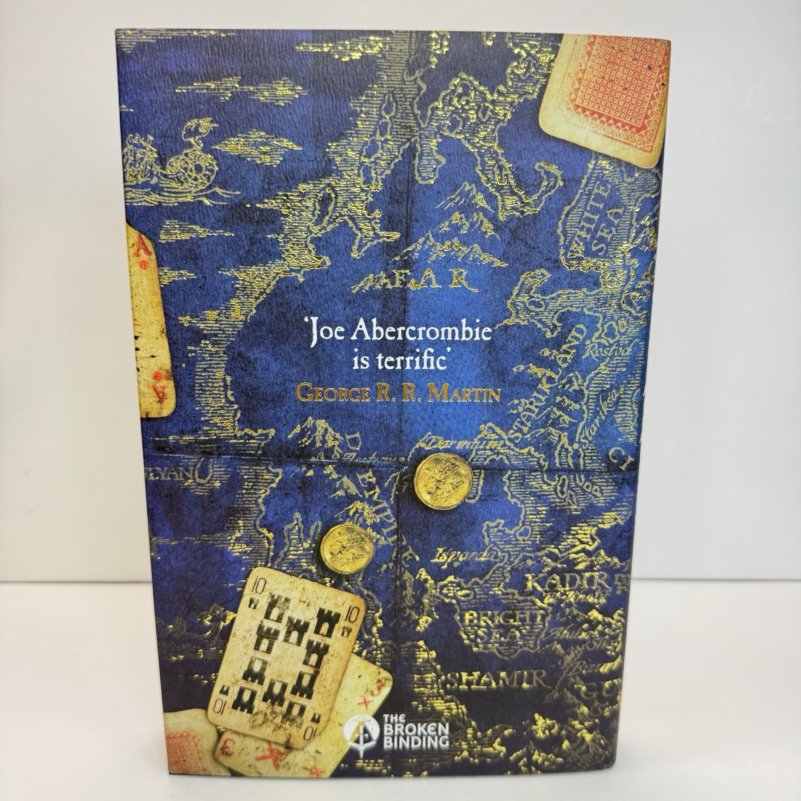Sharp Ends Joe Abercrombie The Broken Binding Stenciled Edges SIGNED Hardcover