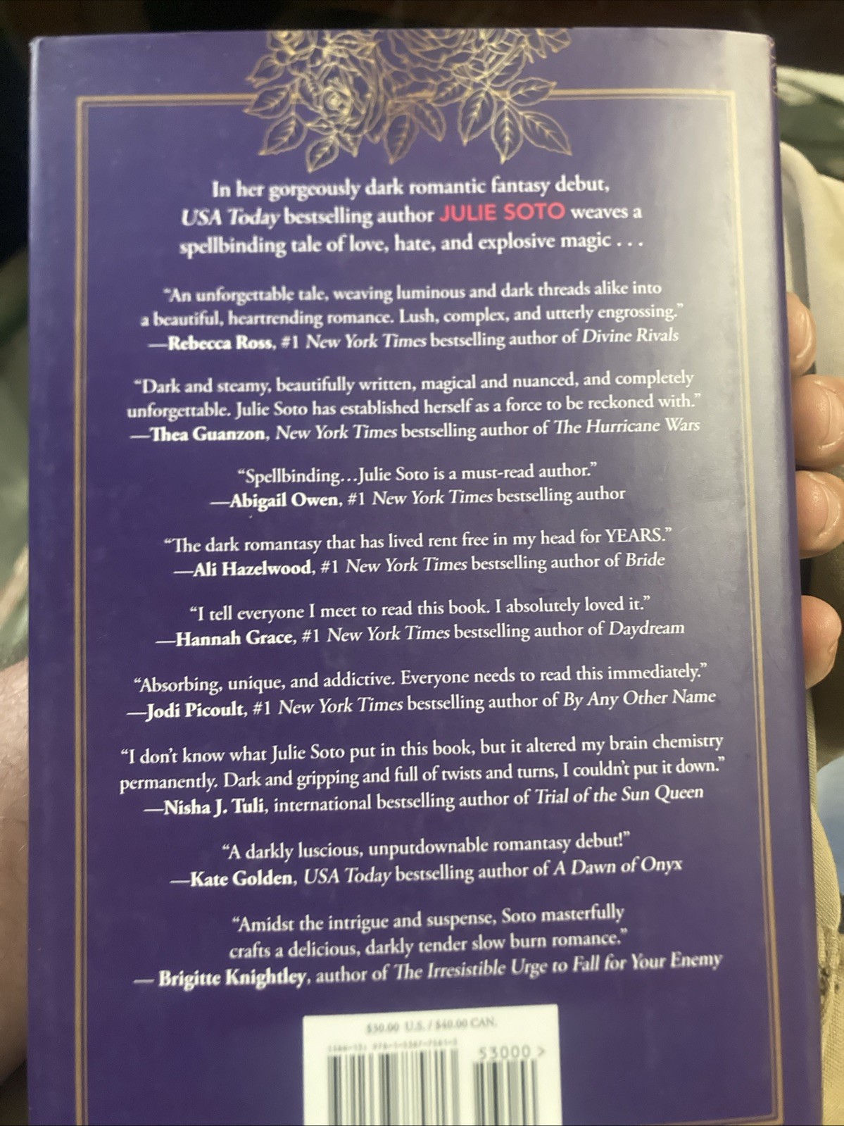 Rose in Chains Standard Edition Hardcover Julie Soto