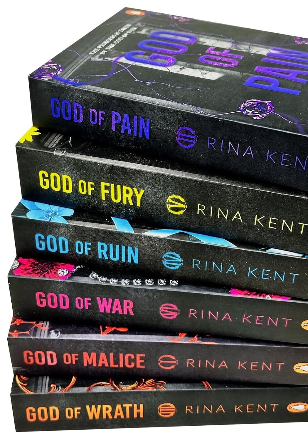 Legacy of Gods Series Dark Romance by Rina Kent: Complete 6 Books Set – PB