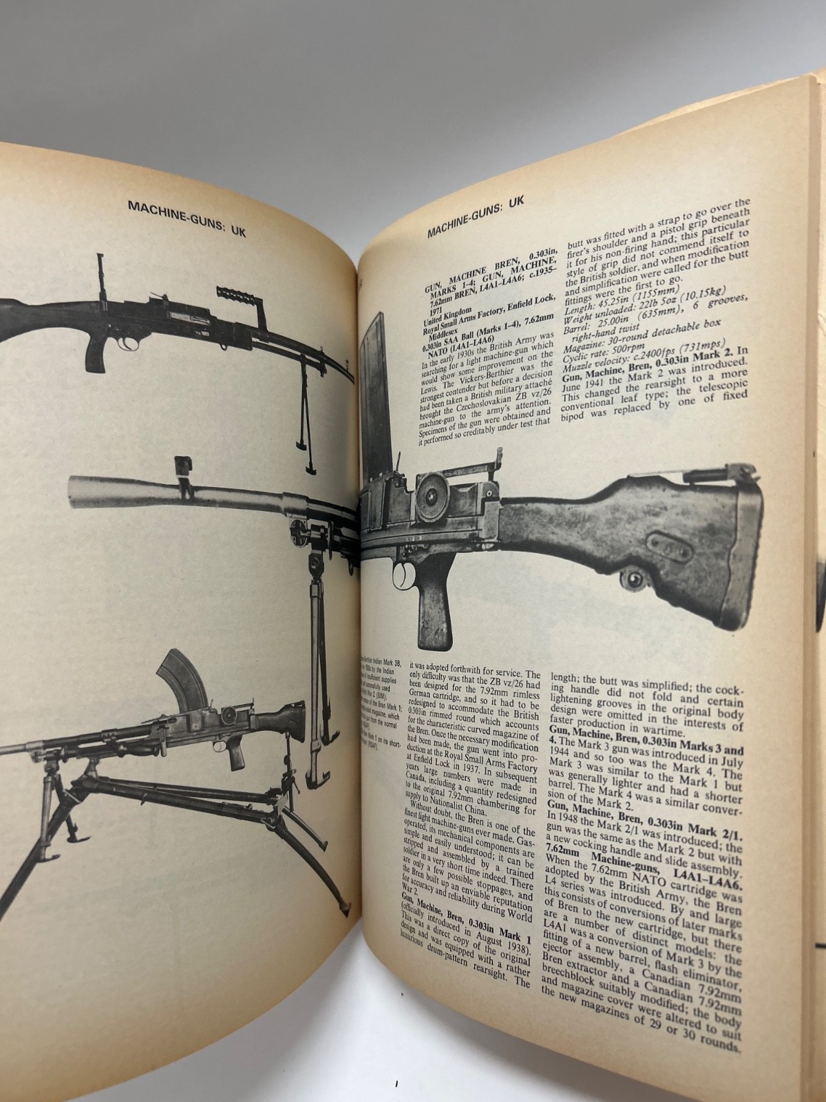 Vintage Firearms paperback book“Military Small Arms of 20th Century“ 1973
