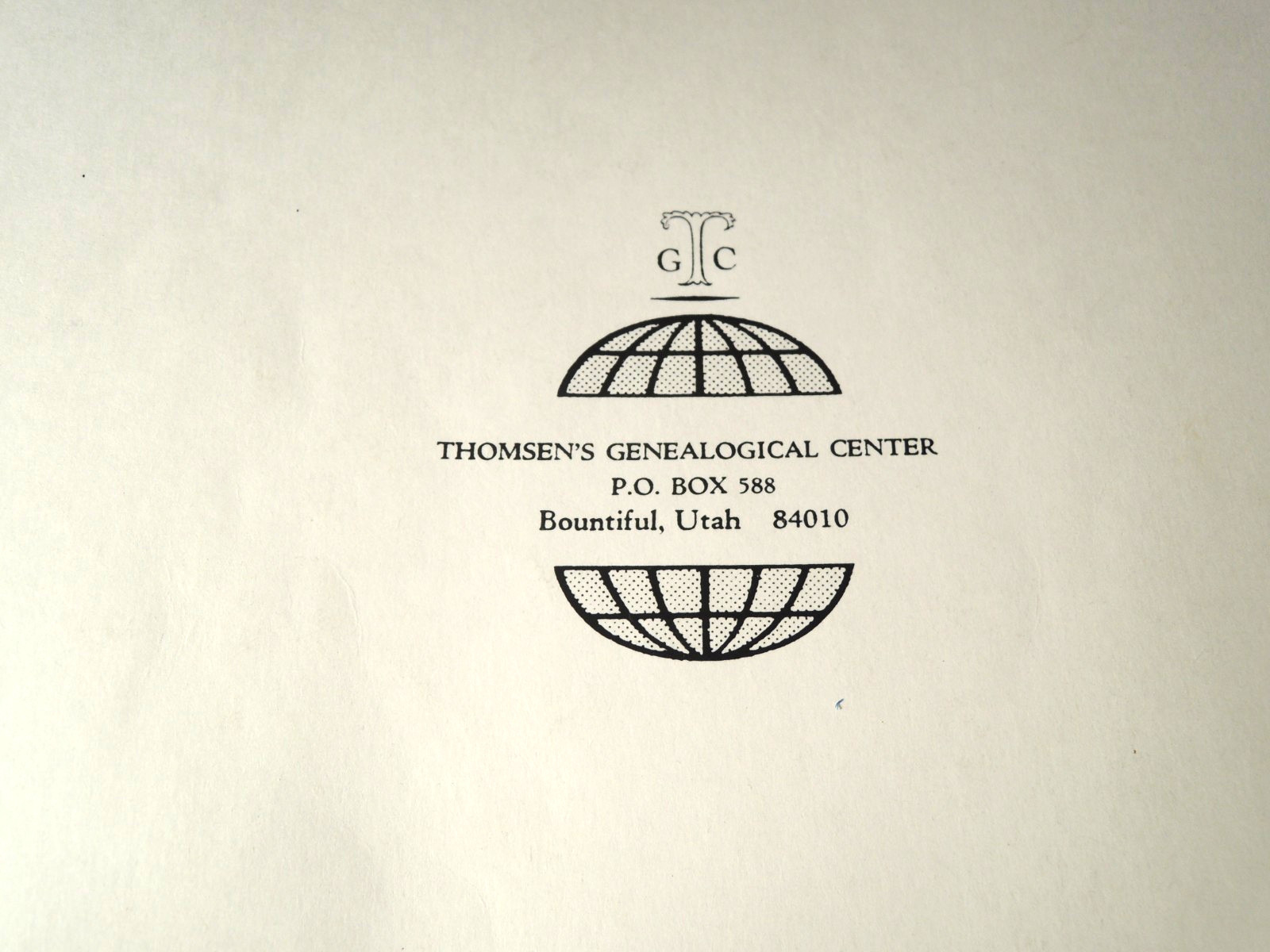 Genealogical Guidebook & Atlas of Sweden Finn Thomsen 1981 Paperback 115 pp.