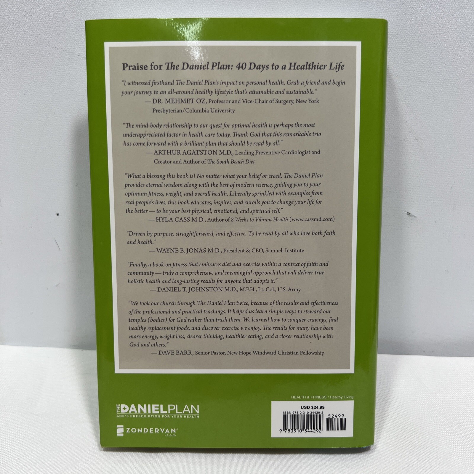 The Daniel Plan Ser.: The Daniel Plan : 40 Days to a Healthier Life by Daniel G.