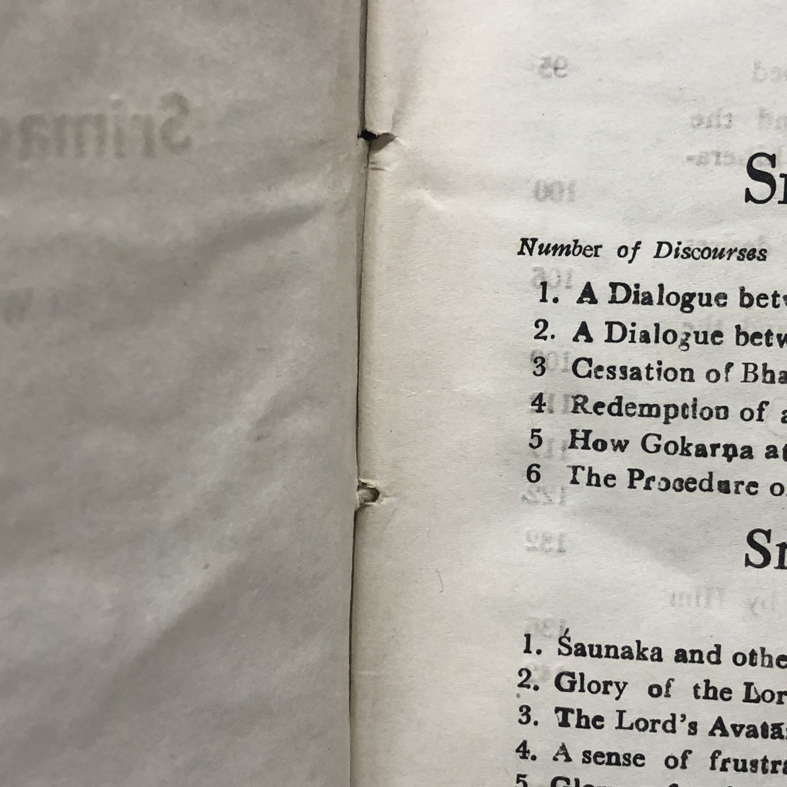 SRIMAD BHAGAVATA MAHAPURANA (PART I & 2) SANSKRIT & ENGLISH 2nd ED 1982 HB