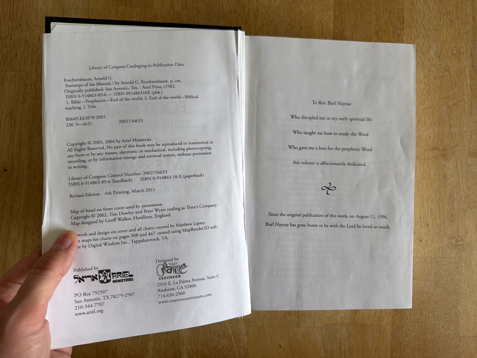 The Footsteps of the Messiah, Dr. Arnold G. Fruchtenbaum, Study of Sequence