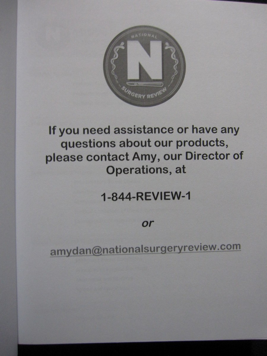 National Surgery Board’s 2019 General Surgery Review Course Syllabus [Paperback]