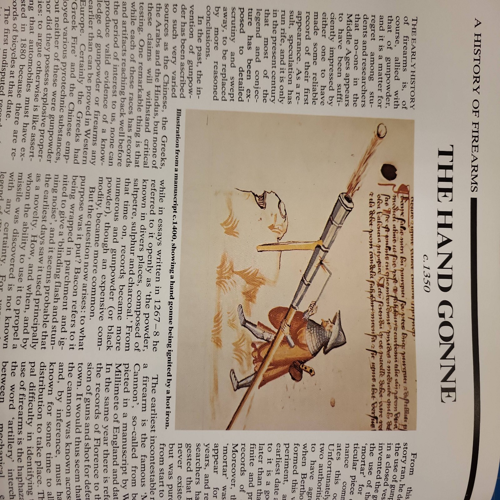 Illustrated Encyclopedia Firearms Ian V Hogg Gun Book History Reference Guide