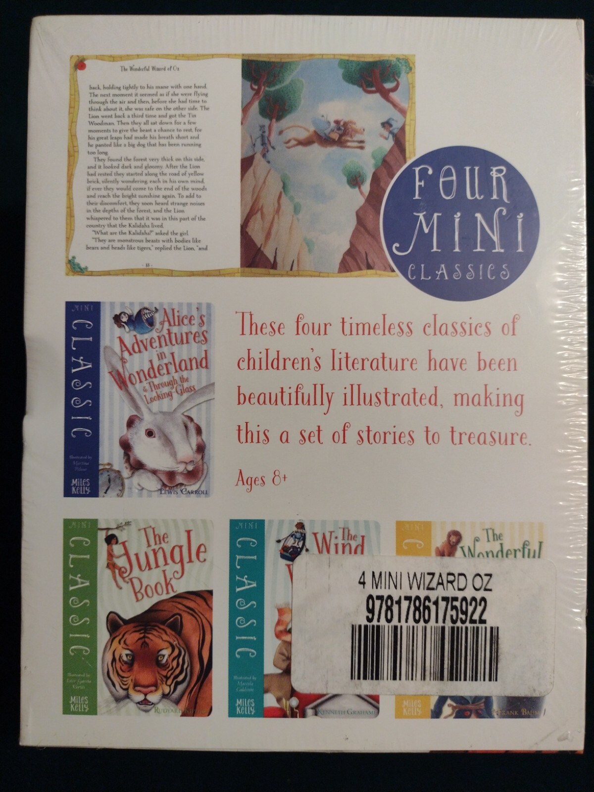 Four Mini Classic (2018 box set) Books With Case New And Sealed