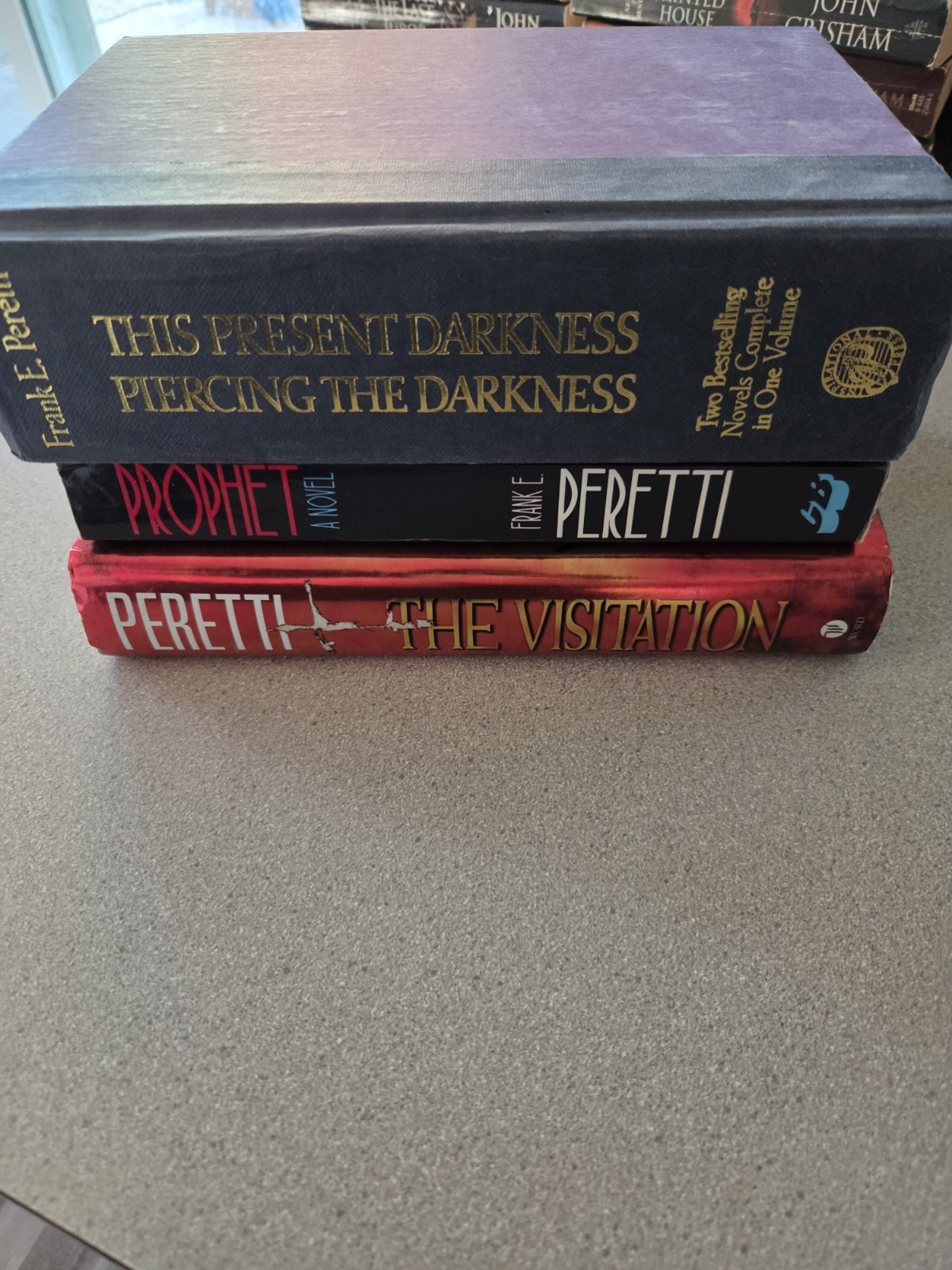 Frank Peretti Lot Of 3 Books. 1 Is 2-in-1. Hardcover & Paperback