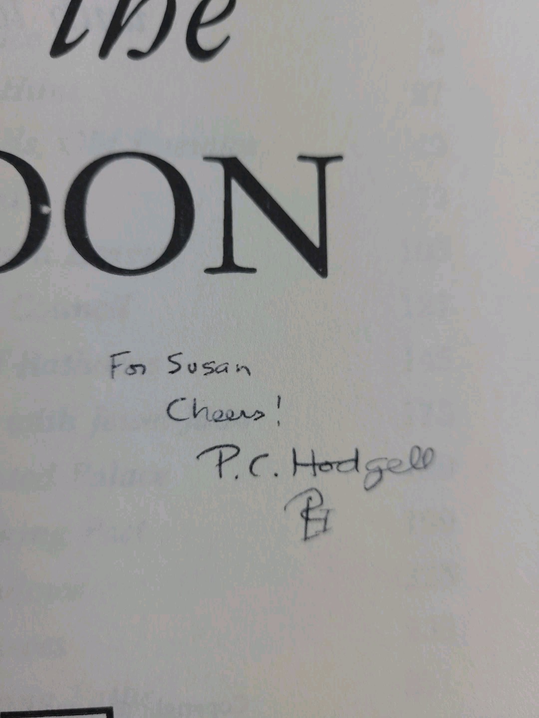 *SIGNED* Dark of the Moon P.C. Hodgell Atheneum HCDJ BCE 1985 Sci-fi
