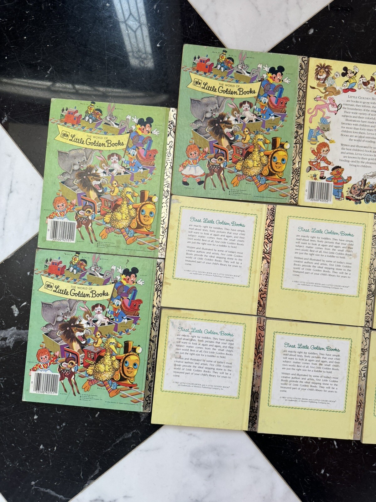 16 Rare HTF Little Golden Books Vintage Disney 1980s antique Oz Nursery MGM Lot