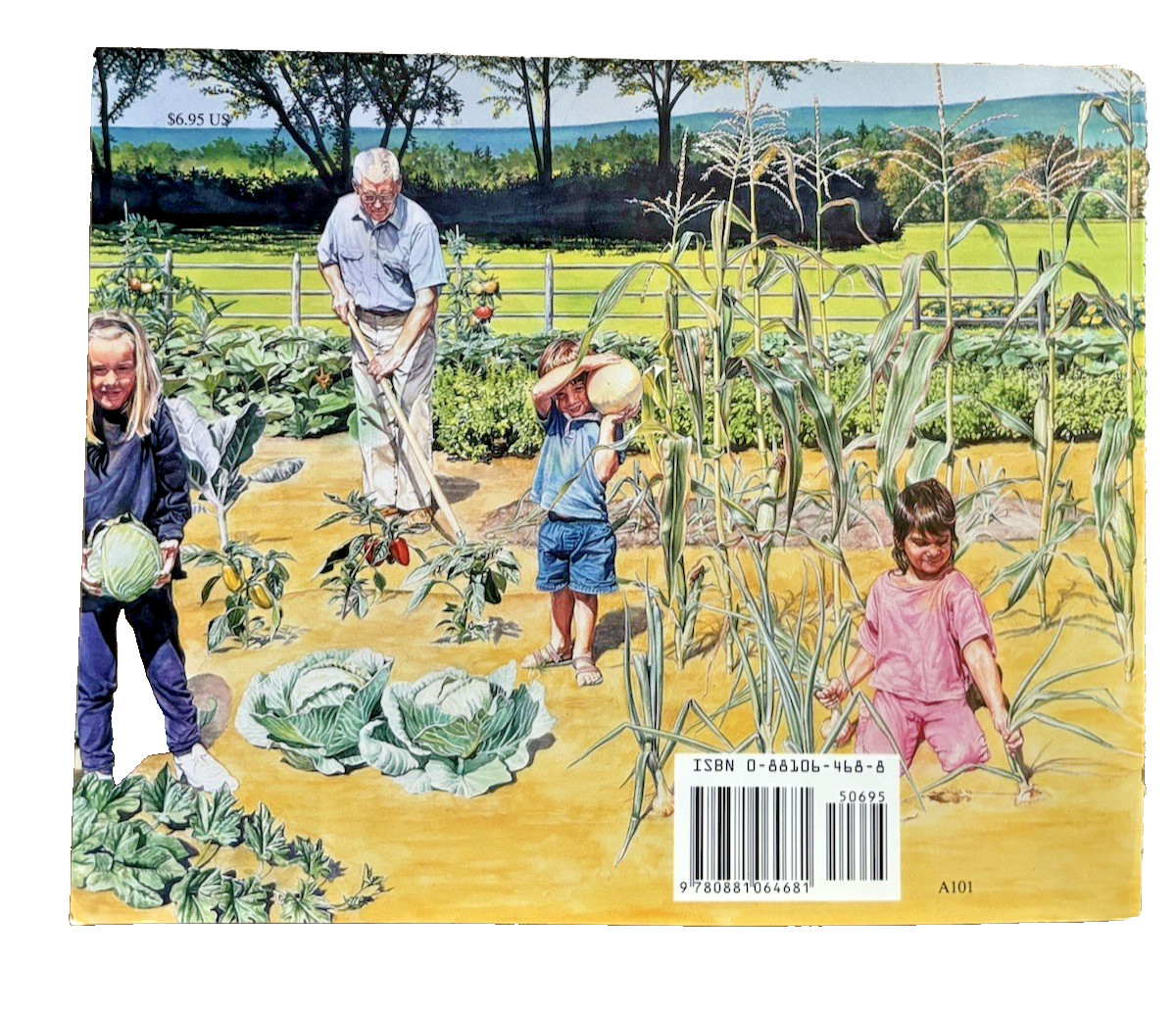 1992 The Victory Garden Alphabet PB Book By Jerry Pallotta Signed by Author
