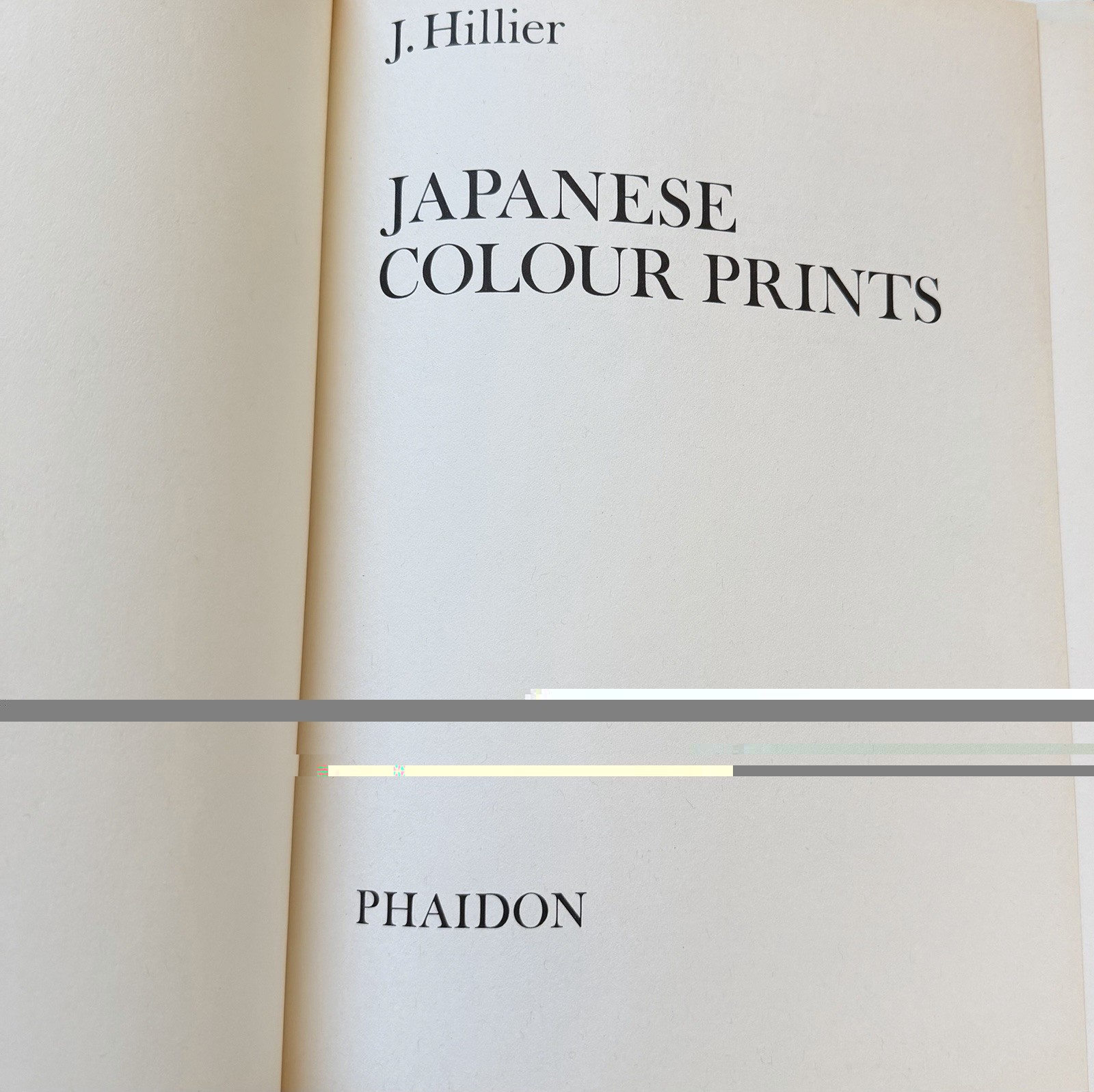 Vintage Japanese Colour Prints By J Hillier Hardcover Book 1978 With DJ