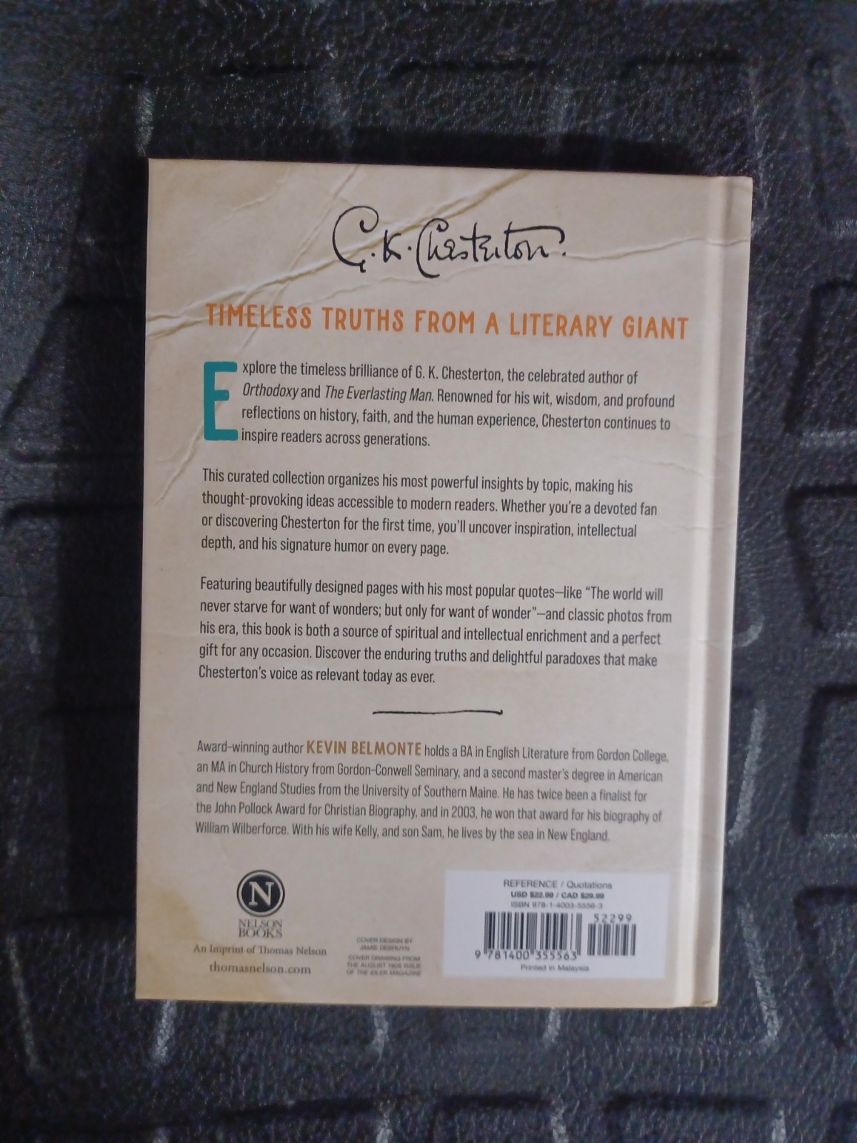 G.K. Chesterton On Life By Kevin Belmonte 2026 Encountering His Classic Wit &…