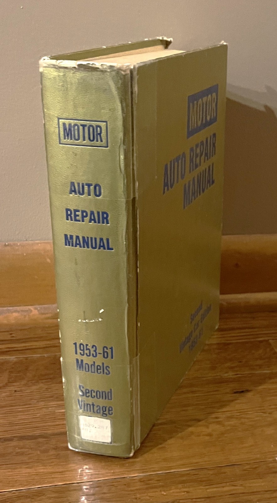 MOTOR AUTO REPAIR MANUAL-Second Vintage Car Edition, 1953-61 Models-VG 1981 HC!