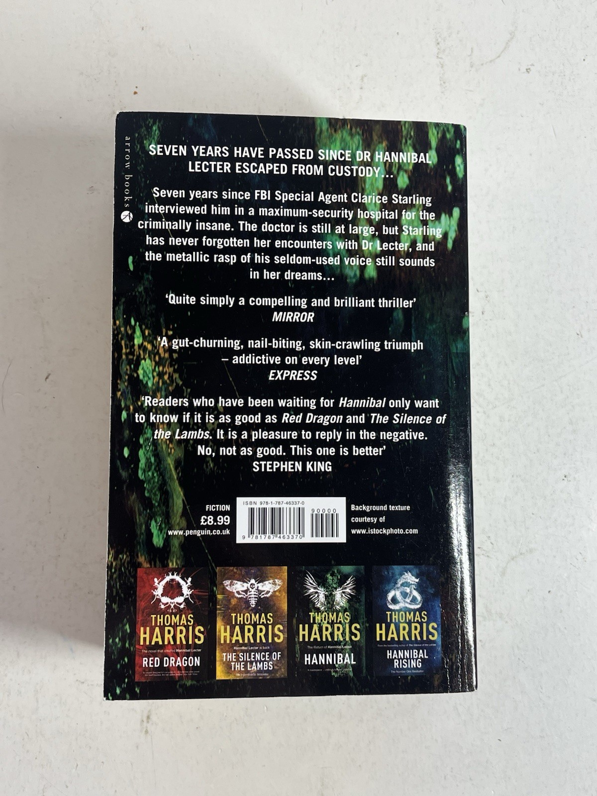 Lot Of 4 Thomas Harris Books Hannibal Lecter Complete Series 1-4 Paperback