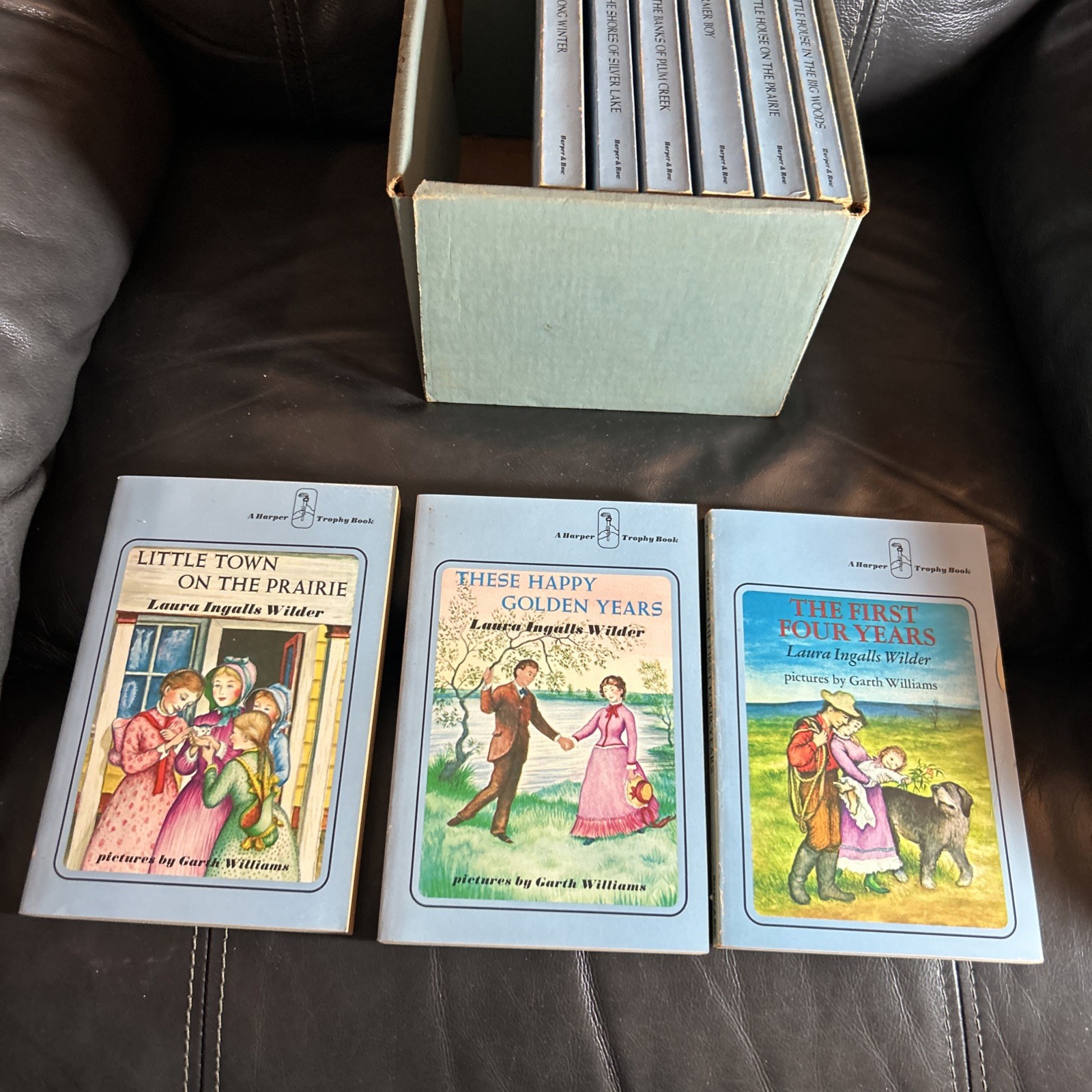 Laura Ingalls Wilder’s Little House Books Complete Box Set of 9 Vintage 1971